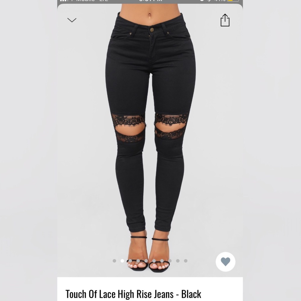 FashionNova High Rise Jeans